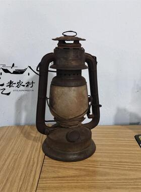 怀旧6070老物件旧马灯摆件老式煤油灯手提灯酒吧餐厅装饰道具
