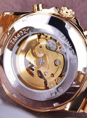 Automatic Mechanical Watch Men Luxury Brand Gift for Male wi
