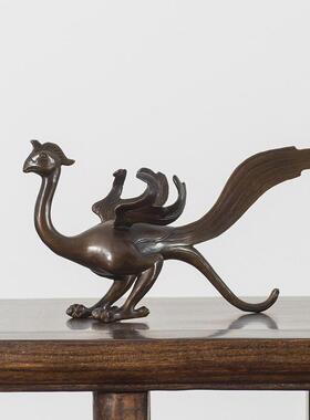 四神兽摆件铜龙蛇龟青龙白虎玄武 客厅家居办公桌装饰礼品工艺品