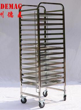 双列耐温车架饼盘架L型片16层32盘烘焙架厂家直销 旋转炉车架