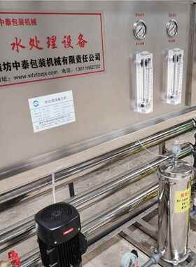 水处理设厂备 697单级反渗透 级反渗透 EDI超纯双 水食品酒净水设