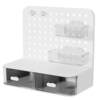 Desktop hole plate storage box drawer type hole plate storage rack without hole hole plate desktop storage rack