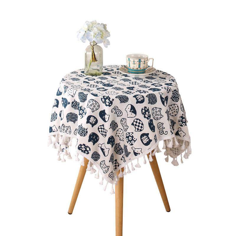 ins桌布棉麻布艺 网红北欧日系小清新茶几防尘盖巾书桌台布餐桌垫,淘宝优惠券,粉丝福利购,淘宝优惠卷