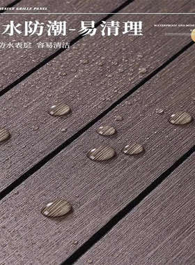 格栅板墙贴自粘电视背景墙面遮丑装饰改造木格栅装饰板护墙板自装