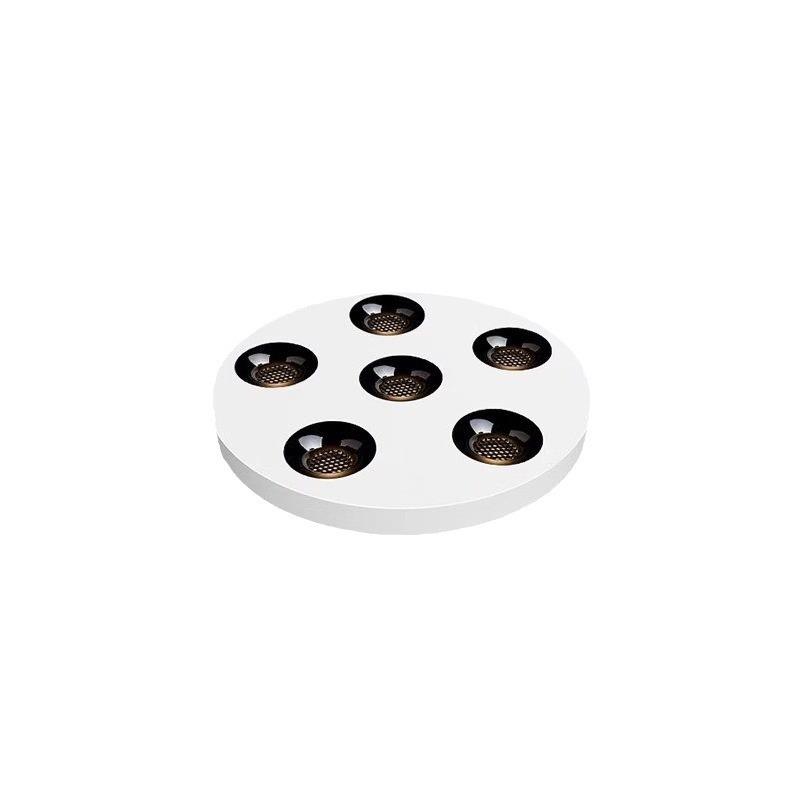 Ultra-thin surface-mounted spotlight COB full-spectrum home living room punch-free no main light ceiling smart anti-glare downlight