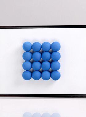 北欧ins装饰画彩色挂画几何金属圆球抽象样板间轻奢房间软装饰品