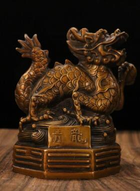 铜四大神兽摆件四方位青龙 白虎 朱雀 玄武家居店铺工艺品摆件