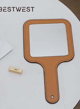 博西家居妆高质皮革镜DOS24301品子摆件梳妆台衣帽间化镜轻奢高级