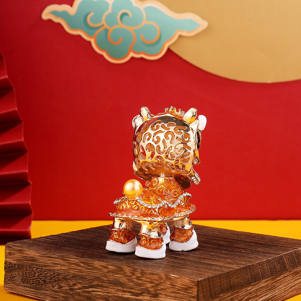 中国风醒师挂件舞师桌面摆件工艺品圣诞节礼物新年礼品特色玩具