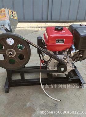 玉米棒制作膨化机柴油12马力电启动爆米花机器