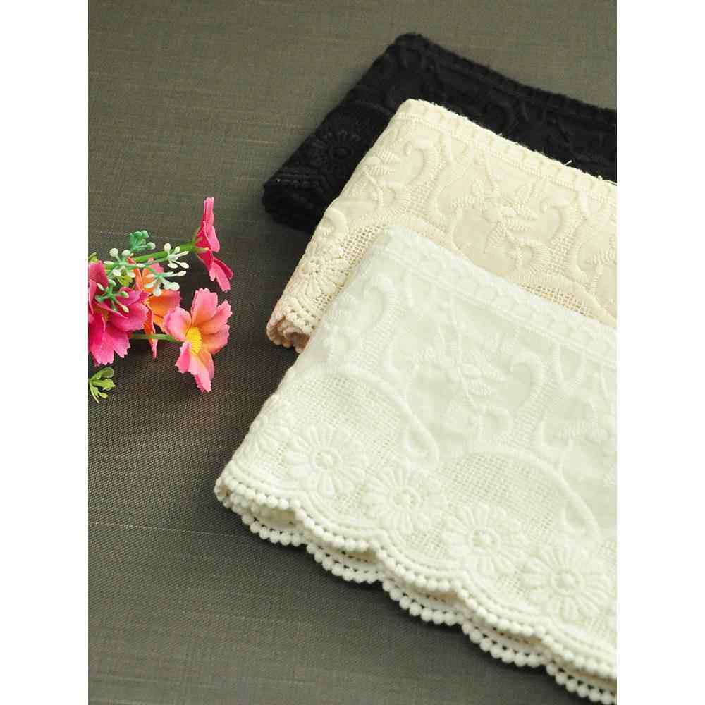 加厚纯棉布边立体水溶刺绣蕾丝花边手工diy服装花边辅料装饰10cm,淘宝优惠券,粉丝福利购,淘宝优惠卷