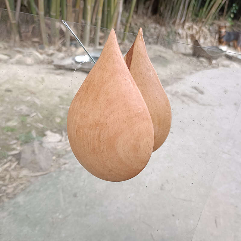 木拉手门把手单孔玻璃简约北欧创意柜手柄拉实木门圆设计感小水滴 - 图0