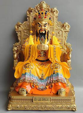 广济五爷龙王菩萨树脂神像彩绘龙王五爷财神爷真身家用摆件