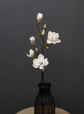 帝王玉兰花仿真花家居枝装饰PU摆件假花婚庆手感仿真帝王花