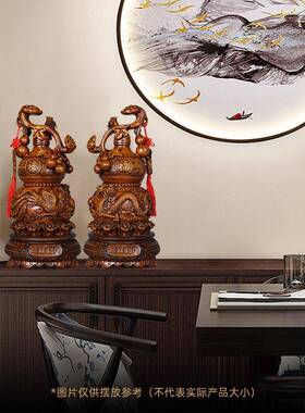 龙凤BMF件呈祥葫芦家店铺摆，新中式客庭厅