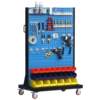 Hardware tool rack square hole mobile hanging plate rack workshop material rack hole plate storage screw box shelf storage