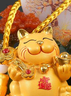 现货平安摆件客厅风水招财摆件树脂工艺品家和万事兴平安扣