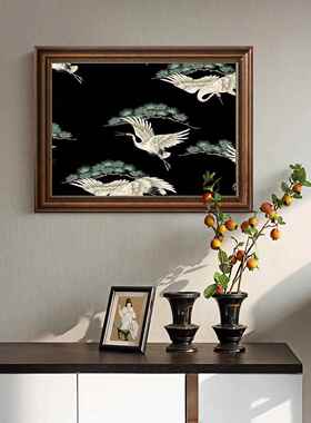 推TFD横版拉箱仿古电浮雕框挡配电柜壁画墙面凸出隐藏挂画导轨表