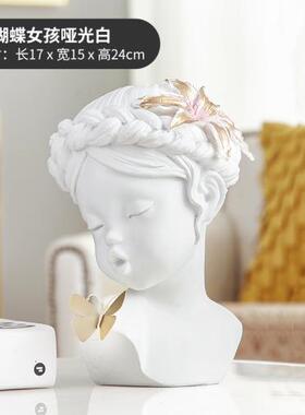 欧式家居装饰品人雕物塑办公室卡梦品尼小可爱GZZH0076头像树脂工