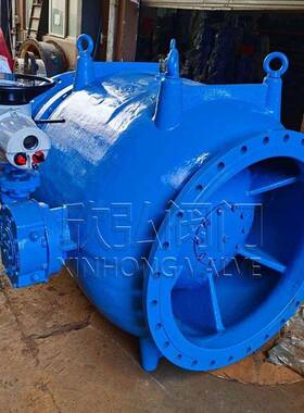 活塞式调流阀HSL942XDN大口径电动调压阀水电站管道消能喷雾阀
