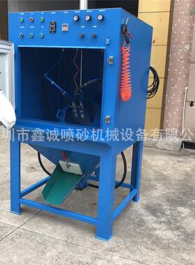 鑫诚滚筒自动喷砂机双枪滚篮毛边机去毛刺披峰自动滚篮毛边机