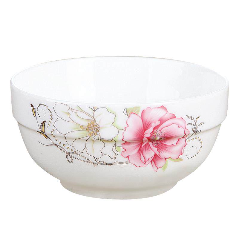 加厚防烫6个装4.5英寸日式碗家用碗米碗汤碗饭碗陶瓷碗餐具套装