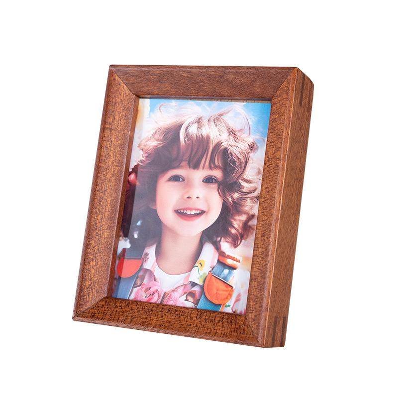 黑胡桃拍立得磁吸相框迷你小卡相片冰箱贴结婚登记证件照展示装饰,淘宝优惠券,粉丝福利购,淘宝优惠卷