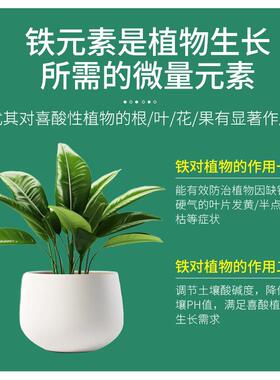 艾尚棵硫酸亚铁肥料花卉专用土壤调理花用酸性植物用喜酸酸性改良