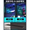 Zhuomic vertical hole board storage rack floor-standing e-sports room decoration metal storage shelf punch-free computer