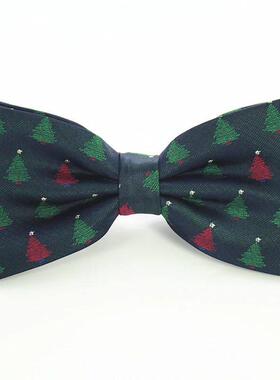 Christmas Bow Ties for Mens Shirt Snowflake Christ
