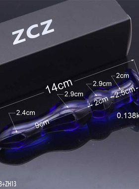 ZCZ水晶阳具成人男女按摩穴位棒