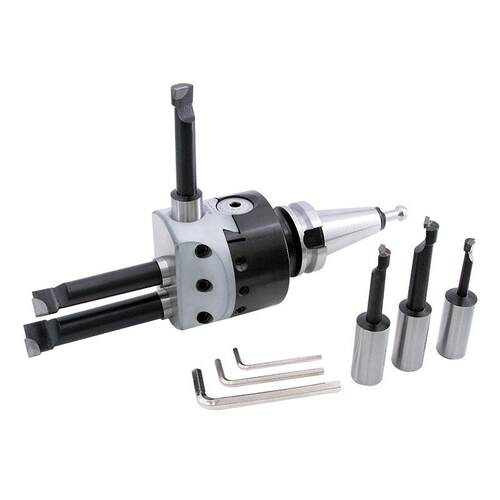 F1镗头12/18/25/2“3”4“/1/2/50镗孔器镗刀杆BT40 NT40 R8 MT柄 - 图3