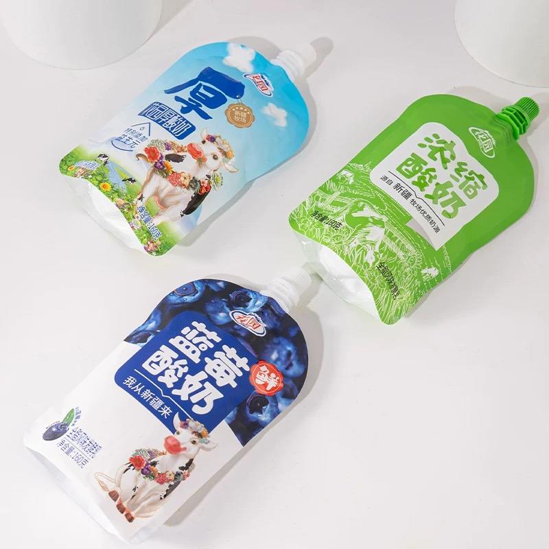花园浓缩酸奶160克*12袋益生元全脂风味低温发酵乳