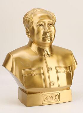 厂家毛席铜像摆件车摆件毛爷主爷人铜像办公160室载伟头像