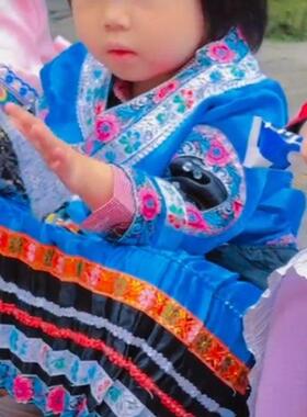 少数民族风幼儿园壮锦扇苗族傣族竹扇扇骨团扇非遗手工diy材料包