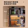 Desktop storage rack household desk bookshelf vertical iron multi-layer perforated board storage rack computer desk organizing rack