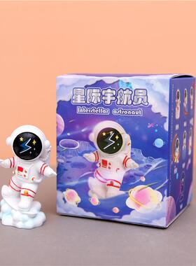宇航桌员手072-71办盲创意太空人家居面日装饰树脂小摆件盒男生生