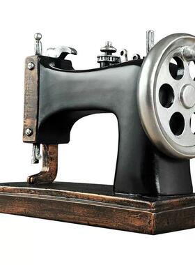 创意怀旧缝纫道机店模型LPH复古装饰品小件杂货铺服摆装橱窗具美