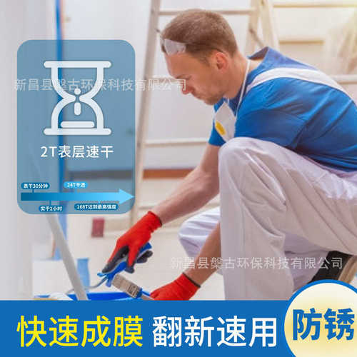 槃古金属漆金属氟碳漆铁门栏杆钢构翻新防锈漆铁艺室内外防锈漆 - 图0