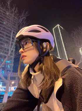 方形大脸夜骑变色墨镜骑行眼镜女款日夜两用自行车防风太阳眼镜男