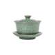 Kungfu tea set handmade three-cai bowl factory ຂາຍໂດຍກົງ ceramic Ge kiln ice crack tea cup hand-caught tea bowl