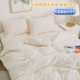 80 100 long velvet cotton full cotton fur solid color soft warm soft glutinous single sheet quilt cover bed cover plush