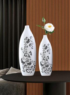 创意陶瓷家居酒柜装饰品摆件现代客厅电视柜花瓶花艺房间工艺礼品
