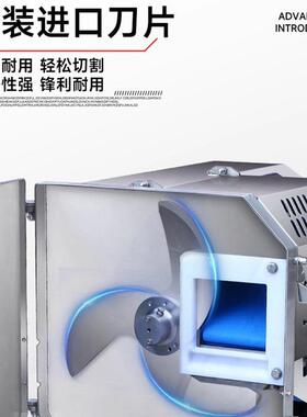 多功能熟食面包切片机商用烤馒头切片数控变频全自动厚切馒头片机