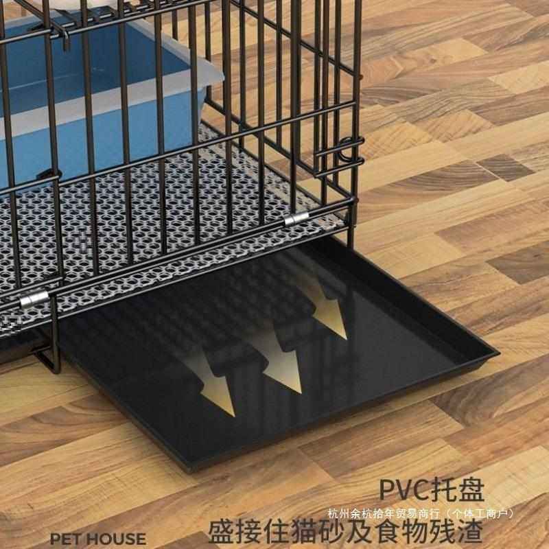 猫笼子家用笼室内双层笼大空间折叠式免安装猫咪别墅带厕所便宜,淘宝优惠券,粉丝福利购,淘宝优惠卷