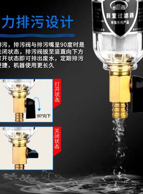 家用全屋中央前置反冲洗过滤器