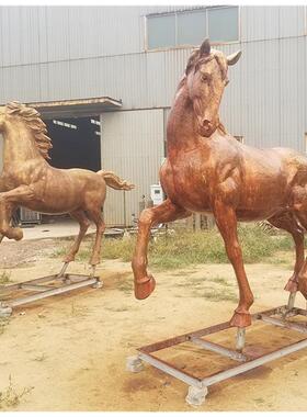 铜铸马铜马铜民国铜铸3-612马天津铜马马造