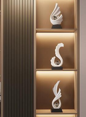 轻奢高档风生水起酒柜摆件电视柜玄关家居装饰品客厅高级感软装