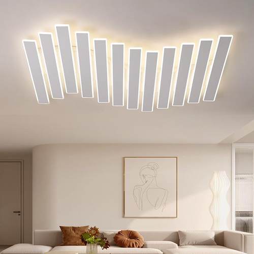 现代简约LED吸顶灯大气客厅卧室餐厅阳台北欧全屋套餐白色吸顶灯 - 图1