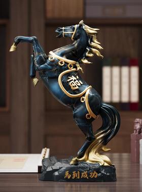 新式奢高档SHBB0540马到成功客装厅摆件高中端轻大气办公室玄关饰